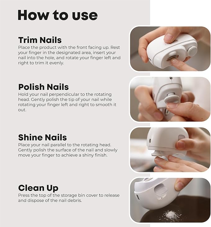 SmartClip® – The 3 in 1 Nail Groomer