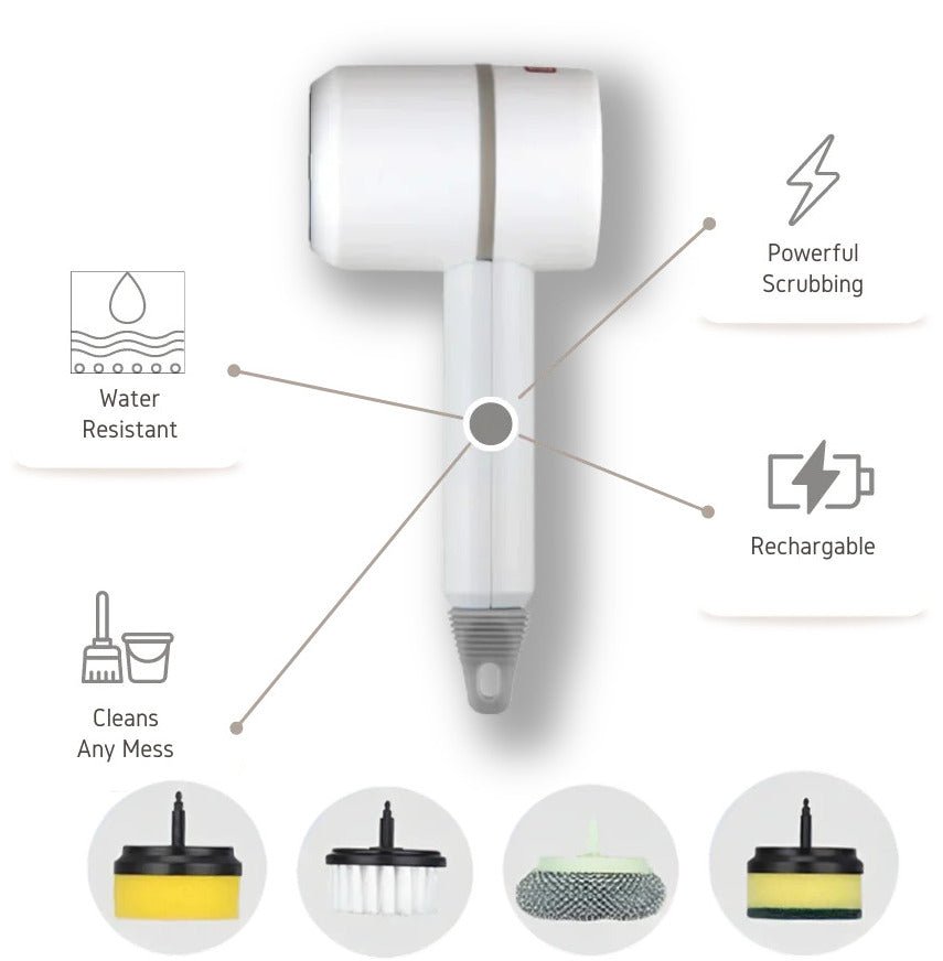 Handheld Electric Pot Scrubber - Prime Gift Ideas