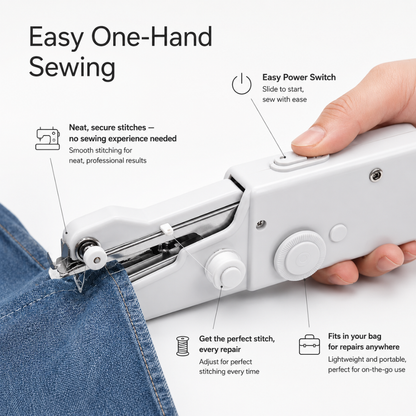 Mini Portable Handheld Sewing Machine