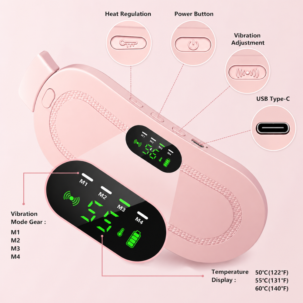 Heating Pad Massage Belt