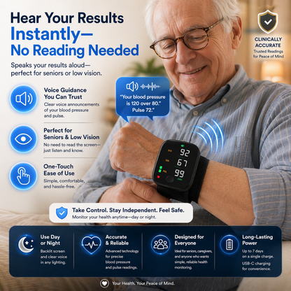 Wrist Blood Pressure Monitor