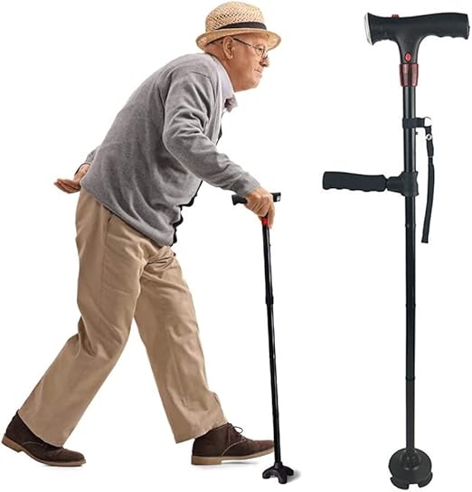 Foldable And Anti-fall Walking Stick