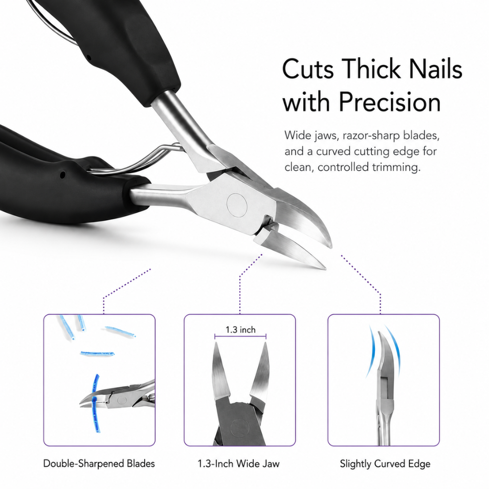 Medical-Grade Toenail Clippers