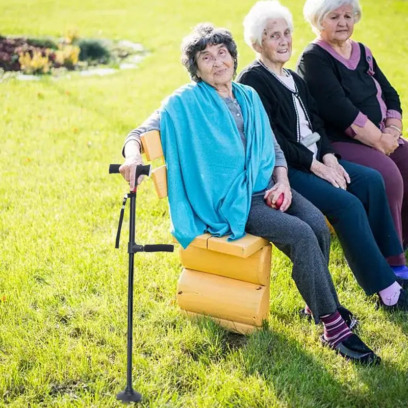 Foldable And Anti-fall Walking Stick