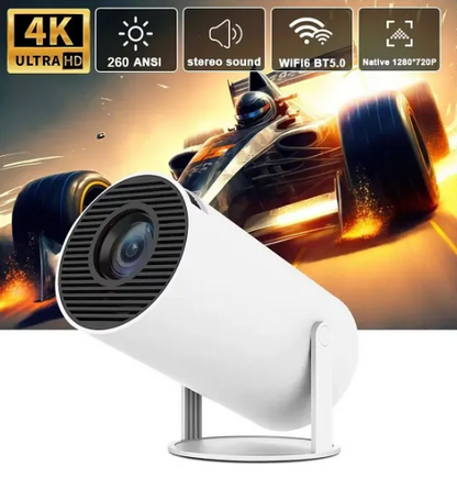 Cinemaster Pro 4k Smart Projector Mini Projector with WiFi & Bluetooth