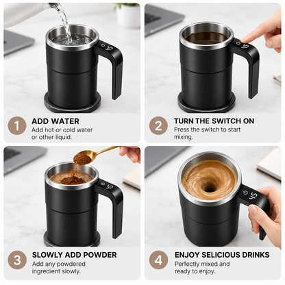 Self-Stirring Coffee Mug