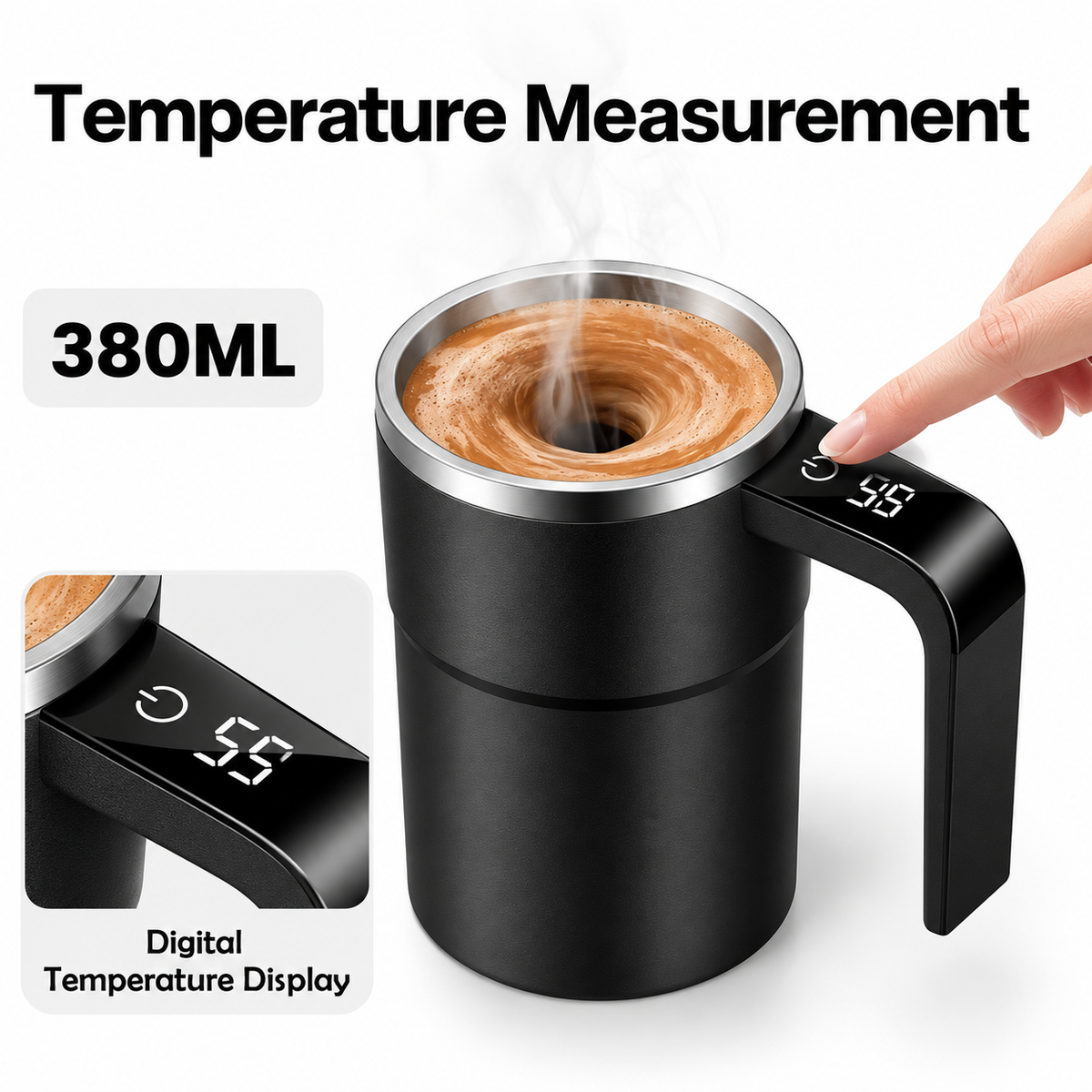 Self-Stirring Coffee Mug