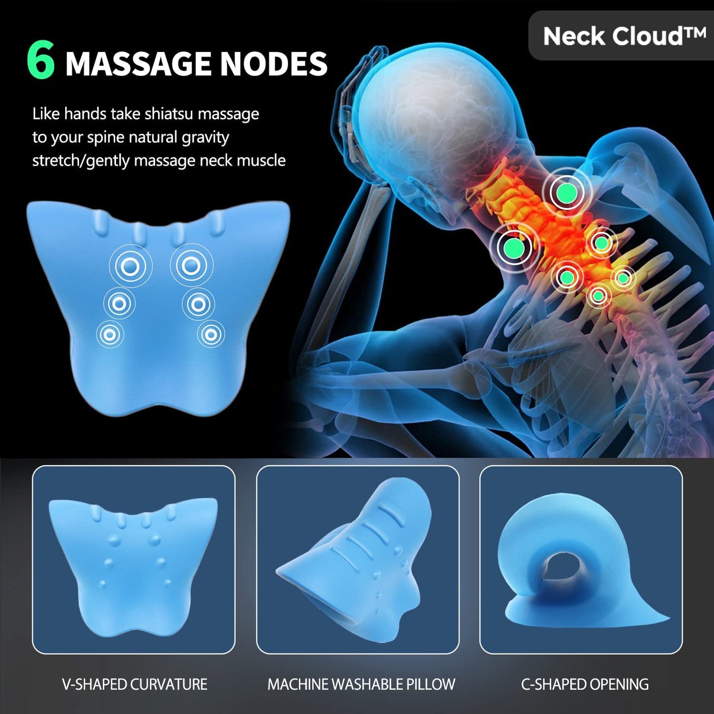 Cloud Neck Stretcher Pillow - Prime Gift Ideas