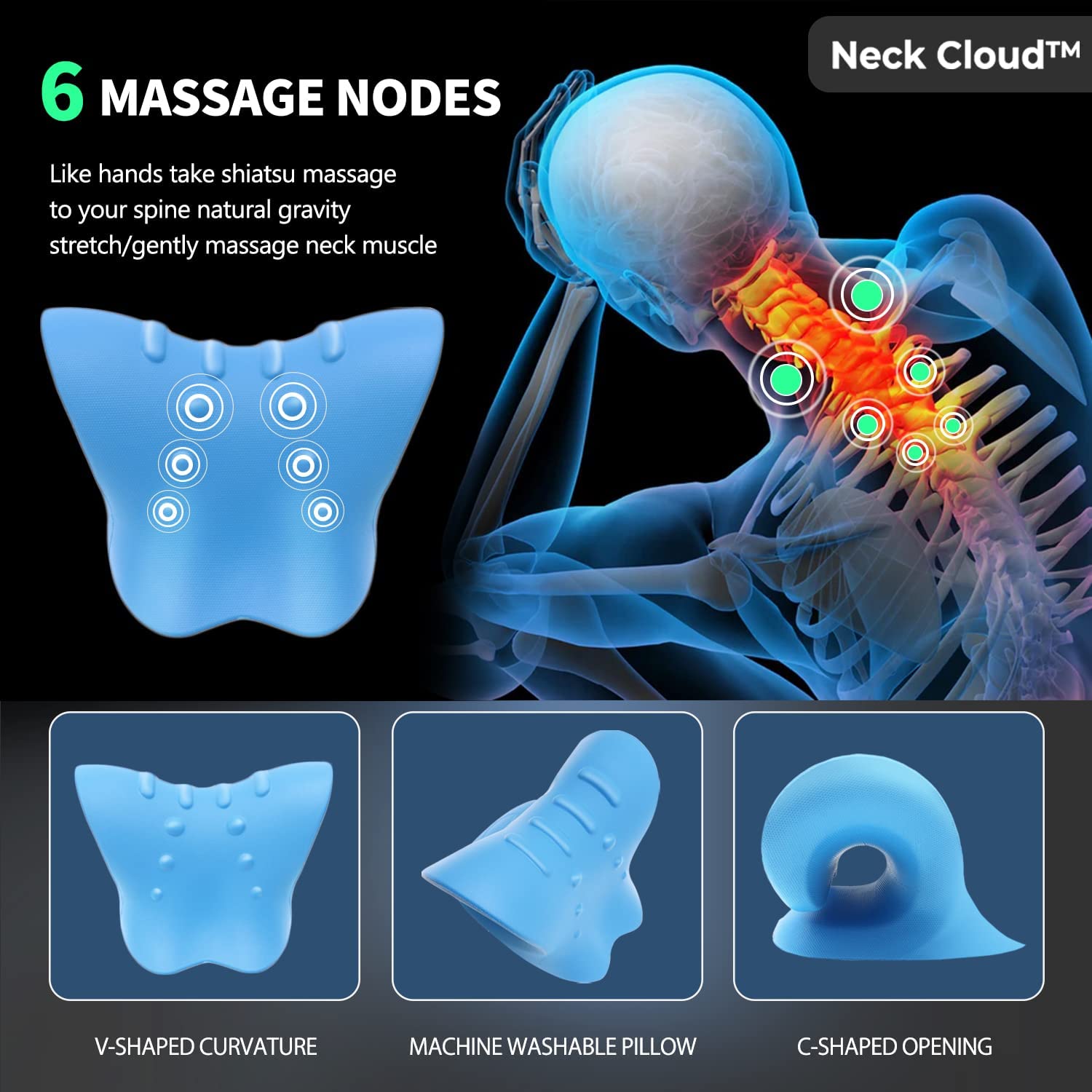 Cloud Neck Stretcher Pillow - Prime Gift Ideas